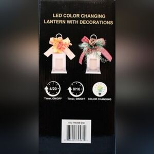 GOLD LED Color Changing Lantern with REMOTE & TIMER